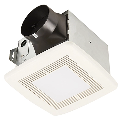 bathroom fan 8 inches  with light